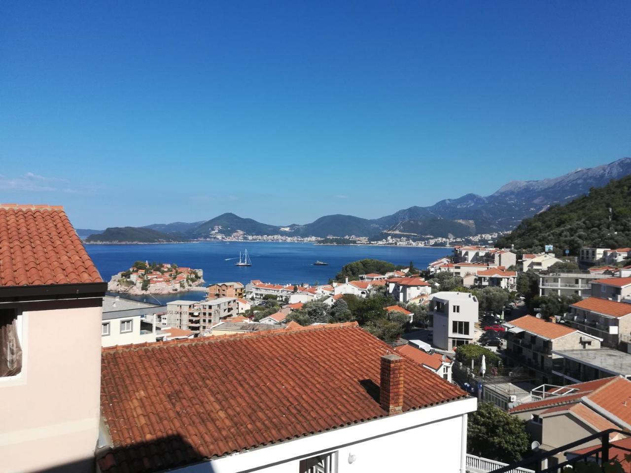 Apartments Vukovic Sveti Stefan Buitenkant foto